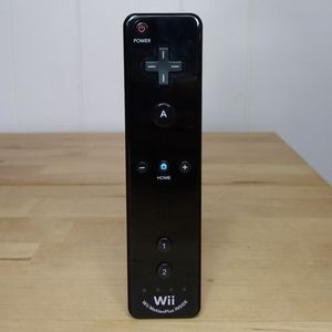 Wii Controller Motion Plus Remote Nintendo Black OEM Wiimote
